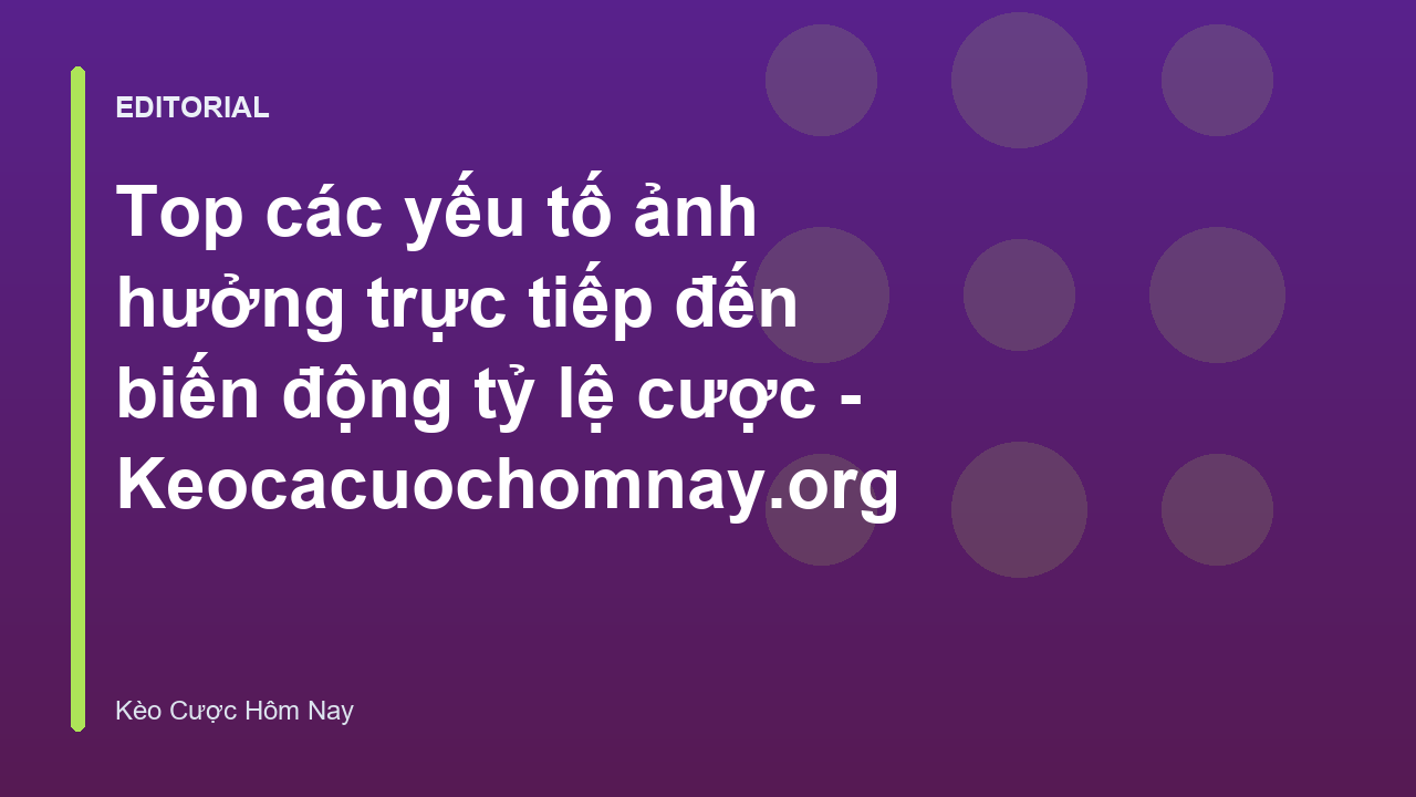 Biểu đồ minh họa biến động tỷ lệ cược trong bóng đá